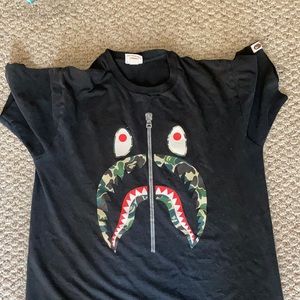 Og bape zipper tee